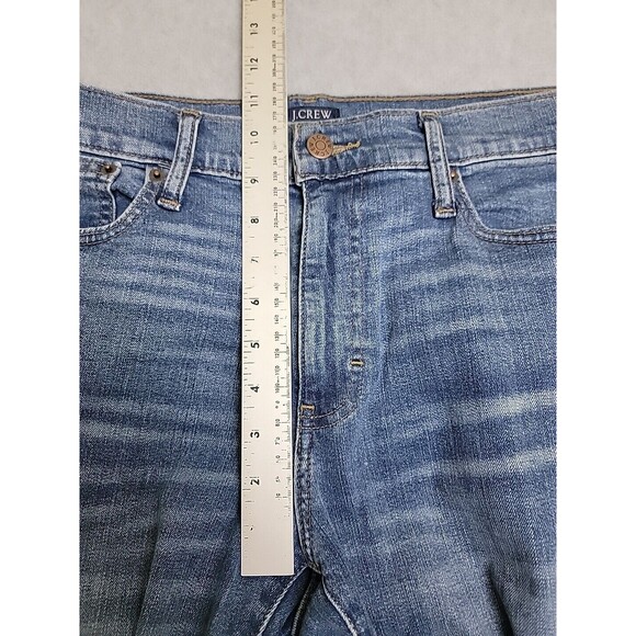 J Crew Outfitters Jeans Mens 33 34x33 Slim Straight Mid Rise Blue Stretch Preppy - Picture 7 of 14